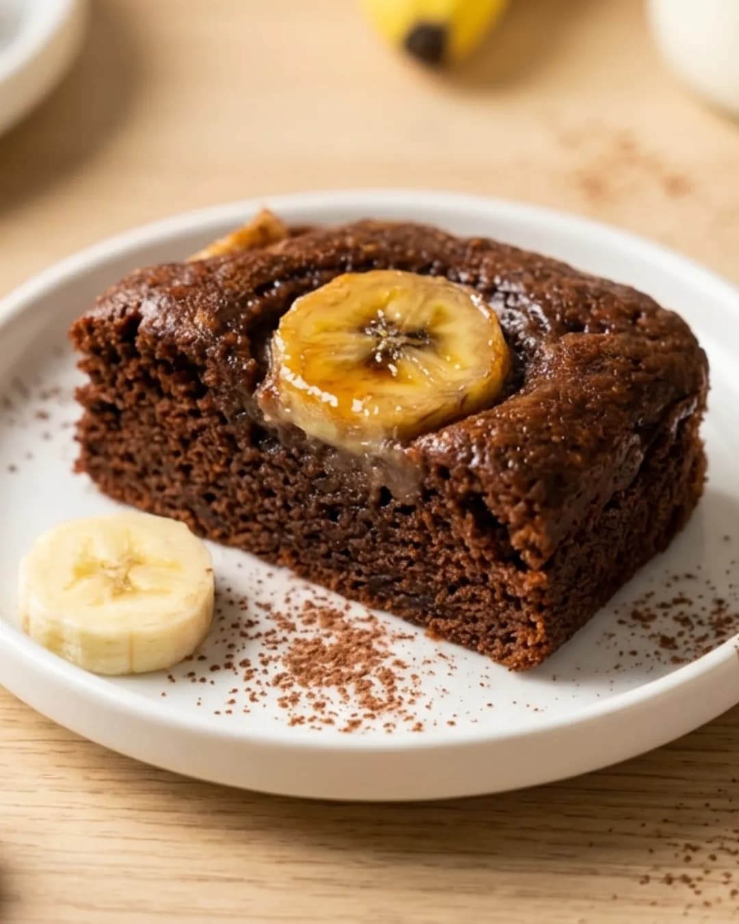 Bizcocho de chocolate con crema de frutos secos