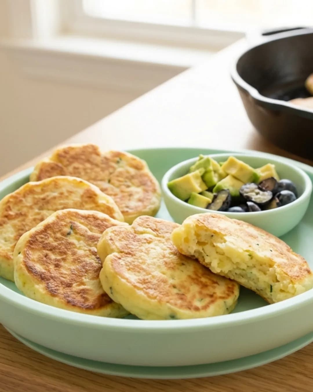 Tortillas de papa y calabacín