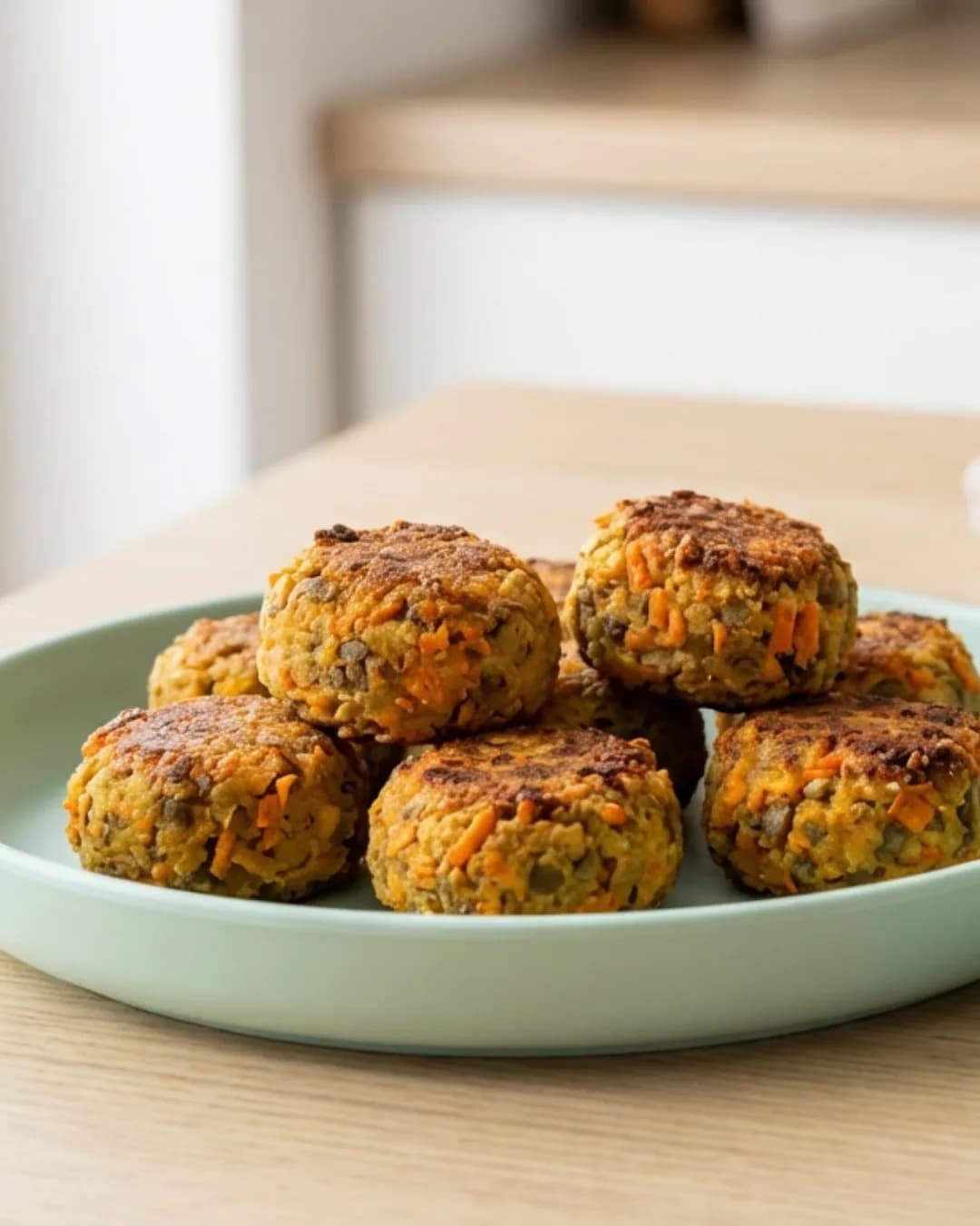 Croquetas de lentejas y zanahoria