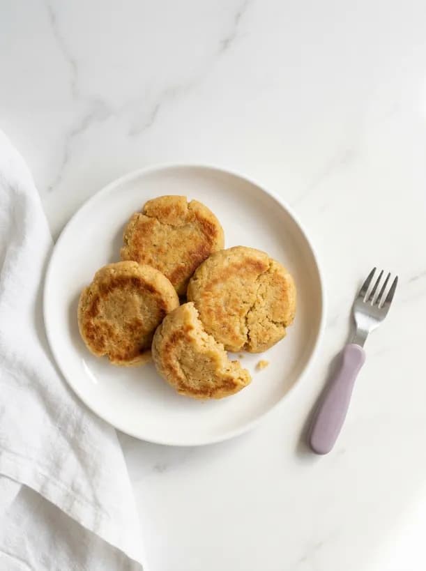 Arepas de plátano maduro con zanahoria